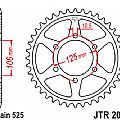 Γρανάζι οπίσθιο JT ατσάλινο C-49 JTR2014.50