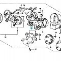 Βάση οργάνων CB1300  HONDA