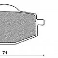 Σετ τακάκια φρένου NEWFREN FD090BR XT Z 600 TENERE (88-90)