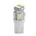 Λάμπα M-TECH W5W 12V T10 W2,1X9,5D LED Λευκή (ΚΑΡΦΩΤΟ ΑΚΑΛΥΚΟ) 1τεμ M-TECH