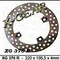 Δισκόπλακα εμπρός και πίσω X-GEAR HONDA 125 / 150 00-03  