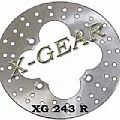 Δισκόπλακα πίσω X-GEAR KAWASAKI ZZR 600 90-06 / EJ 650 02