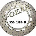 Δισκόπλακα πίσω X-GEAR  HONDA ST 1100 PAN EUROPEAN 89-94 / VTX 1800 02-08 XGEAR