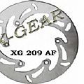 Δισκόπλακα πίσω X-GEAR 220mm KTM LC4 GAS-GAS HOBBY 200 07 / KTM MX-MXC 250 92-03