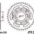 Γρανάζι JT Πίσω JTR279 30-32-33 Δόντια