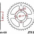 Γρανάζι JT Πίσω JTR838 39 Δόντια JT