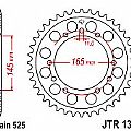 Γρανάζι πίσω JT JTR1311 43-44 Δόντια