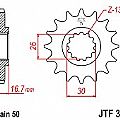 Γρανάζι JT Εμπρός JTF333 15 Δόντια HONDA VF-VFR750 CBR900-1000 RR VTR1000