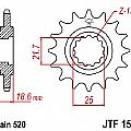 Γρανάζι εμπρόσθιο JT JTF1538.15 δόντια KAWASAKI Z750 (ZR750 J1 J2 J6F L7F L8F L9F LAF) JT