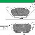 Σετ τακάκια εμπρός NEWFREN FD437BA για YAMAHA XC 125 VITY (08) NEWFREN