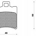 Σετ τακάκια εμπρός NEWFREN FD196BE για HONDA SH 100 (97)