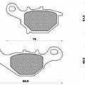 Σετ τακάκια πίσω με ενίσχυση kevlar NEWFREN FD222BKS για SUZUKI AN 150 (96-00)