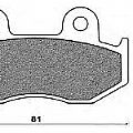 Σετ τακάκια εμπρός NEWFREN FD304BE για HONDA SH 125-150 (00)