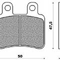 Σετ τακάκια πίσω με ενίσχυση kevlar NEWFREN FD323BKS για PEUGEOT ELYSTAR 125-150 (02)