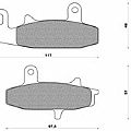 Σετ τακάκια φρένου Εμπρός NEWFREN FD140B SUZUKI DR 650 R-RS-RSE-DJEBEL-DAKAR (91-95) NEWFREN