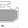 Σετ τακάκια φρένου πίσω NEWFREN FD144B TT 250 R (93-99)