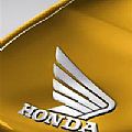 Αυτοκόλλητο ανάγλυφο φτερό HONDA 3D HONDA