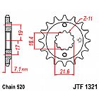 ΓΡΑΝΑΖΙ JT ΕΜΠΡΟΣ JTF1321 14 ΔΟΝΤΙΑ HONDA CRF 250L-300L