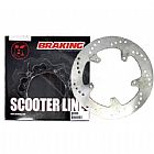 ΕΜΠΡΟΣ ΔΙΣΚΟΠΛΑΚΑ BRAKING RF8144S ΓΙΑ YAMAHA X-MAX 125/250/400/530