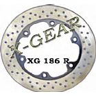 ΔΙΣΚΟΠΛΑΚΑ ΠΙΣΩ X-GEAR  HONDA PACIFIC COAST 800 89-92 / CBR 1000 F 87-92