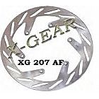 ΔΙΣΚΟΠΛΑΚΑ ΕΜΠΡΟΣ X-GEAR  KTM GS 125 93-97 / SX 200 03-09