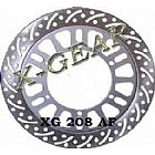 ΔΙΣΚΟΠΛΑΚΑ ΕΜΠΡΟΣ X-GEAR KTM EGS 400 LC-4 96-99 / LC-E 640 ENDURO ADVENTURE 97-04 