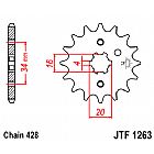 ΓΡΑΝΑΖΙ ΕΜΠΡΟΣΘΙΟ JT JTF 1263.14 ΔΟΝΤΙΑ CRYPTON - R  