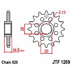 ΓΡΑΝΑΖΙ ΕΜΠΡΟΣΘΙΟ JT JTF1269.16 ΔΟΝΤΙΑ HONDA CBR600 F CBR600-900-929-954 RR CBR1000 RR VTR1000 SP XLV1000 (520 ΜΕΤ)