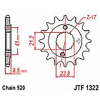 ΓΡΑΝΑΖΙ ΕΜΠΡΟΣΘΙΟ JT JTF1322.14 ΔΟΝΤΙΑ HONDA CRM250-XR400 