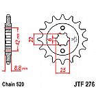 ΓΡΑΝΑΖΙ ΕΜΠΡΟΣΘΙΟ JT JTF276.15 ΔΟΝΤΙΑ CM250 /TB CB400 NB NC