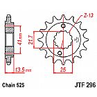 ΓΡΑΝΑΖΙ ΕΜΠΡΟΣΘΙΟ JT JTF296.15 ΔΟΝΤΙΑ HONDA XLV400-600-650-700 V TRANSALP VT600 C SHADOW