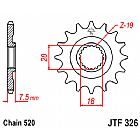 ΓΡΑΝΑΖΙ ΕΜΠΡΟΣΘΙΟ JT JTF326.13 ΔΟΝΤΙΑ HONDA CR125 R