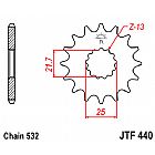 ΓΡΑΝΑΖΙ JT ΕΜΠΡΟΣ JTF440 14-15 ΔΟΝΤΙΑ SUZUKI GSX-R1100 G/H/J KATANA