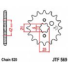 ΓΡΑΝΑΖΙ JT ΕΜΠΡΟΣ JTF569.13 ΔΟΝΤΙΑ KAWASAKI KX YAMAHA YZ