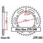 ΓΡΑΝΑΖΙ JT ΠΙΣΩ JTR343 43 ΔΟΝΤΙΑ