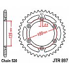 ΓΡΑΝΑΖΙ JT ΠΙΣΩ JTR897 45 ΔΟΝΤΙΑ