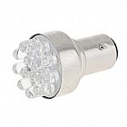 ΛΑΜΠΑ LED ΣΤΟΠ  1157 P21/5W WHITE 12LED