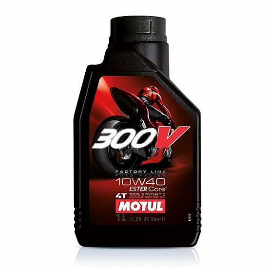 ΛΑΔΙ ΚΙΝΗΤΗΡΑ ΜΟΤΟΣΥΚΛΕΤΑΣ ΣΥΝΘΕΤΙΚΟ MOTUL 300V 10W-40 1ΛΤ.