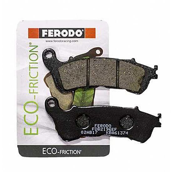 ΕΜΠΡΟΣ ΤΑΚΑΚΙΑ FERODO ECO FRICTION ΓΙΑ HONDA SH 300 IE 07 FDB2196EF