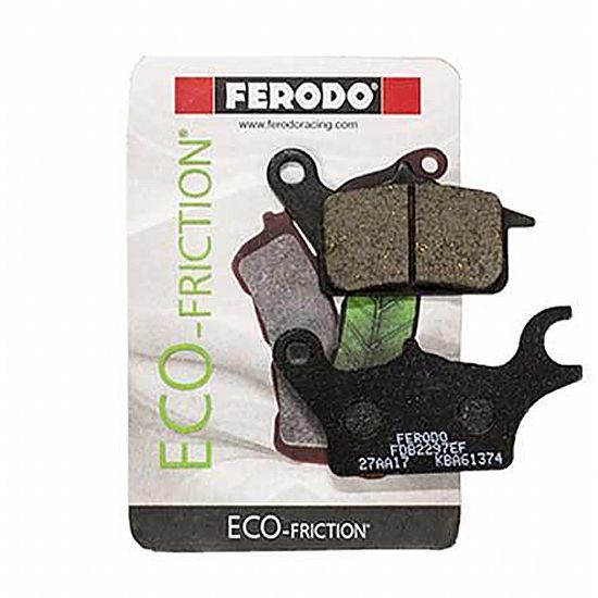 ΕΜΠΡΟΣ ΤΑΚΑΚΙΑ FERODO ECO FRICTION ΓΙΑ YAMAHA TRICITY 125-155 ΔΕΞΙΑ ΔΑΓΚΑΝΑ FDB2297EF