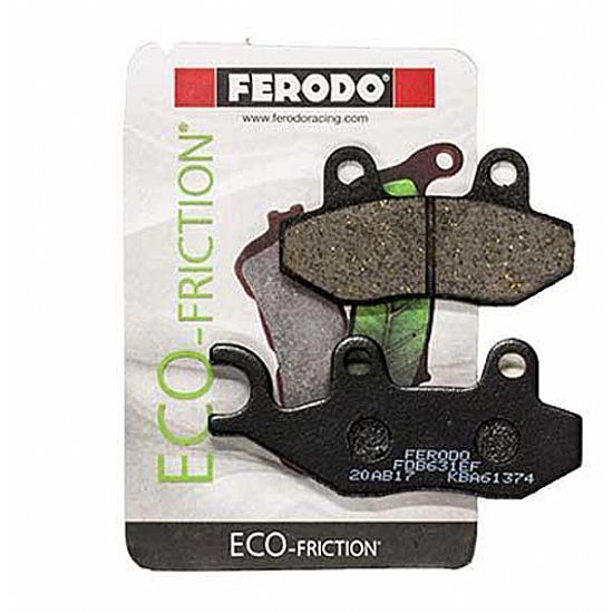 ΣΕΤ ΤΑΚΑΚΙΑ ΕΜΠΡΟΣ FERODO ECO FRICTION ΓΙΑ KAZER 115 / SUPRA / MODENAS KRISS 115 FDB631EF