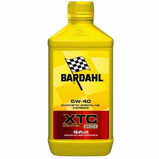 ΛΑΔΙ ΚΙΝΗΤΗΡΑ ΜΟΤΟΣΥΚΛΕΤΑΣ ΣΥΝΘΕΤΙΚΟ BARDAHL 4T XTC C60 5W-40 MA2 1 ΛΙΤΡΟ