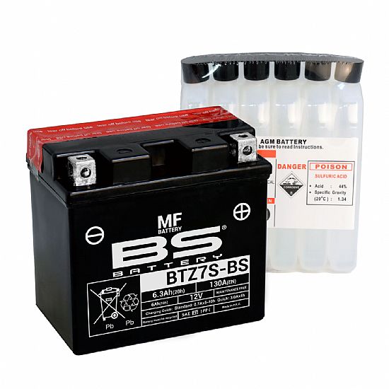 ΜΠΑΤΑΡΙΑ ΜΟΤΟΣΥΚΛΕΤΑΣ BS BATTERY BTZ7SBS (YTZ7S-BS) 6 AH