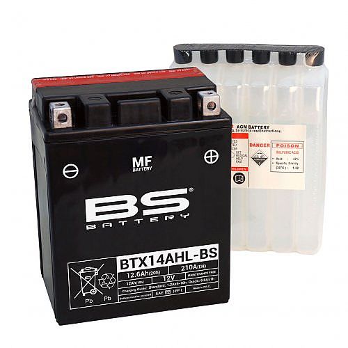 ΜΠΑΤΑΡΙΑ ΜΟΤΟΣΥΚΛΕΤΑΣ BS BATTERY BTX14AHL-BS 12 AH