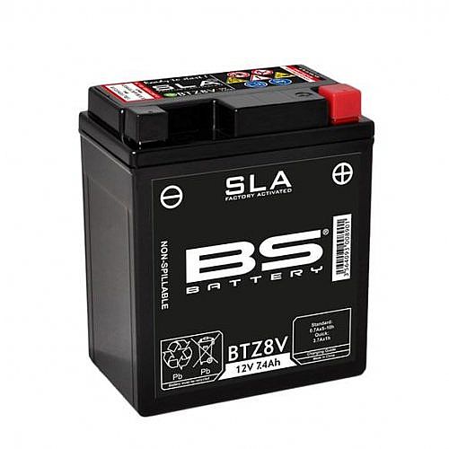 ΜΠΑΤΑΡΙΑ ΜΟΤΟΣΥΚΛΕΤΑΣ SLA BS BATTERY BTZ8V ( YTZ8V ) 7.4AH