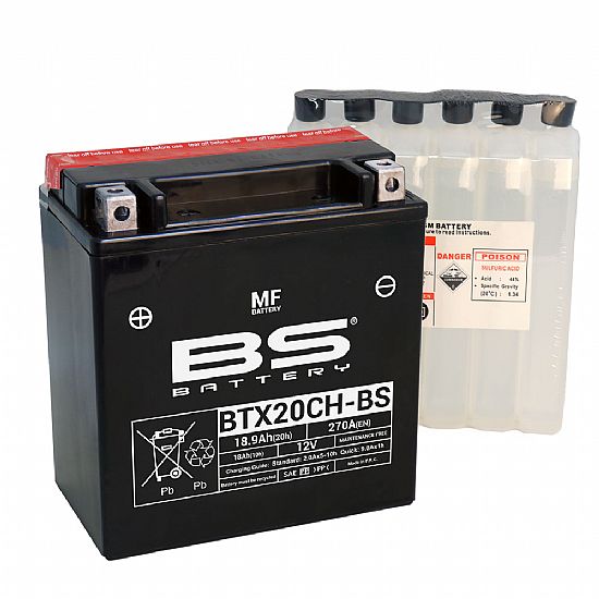 ΜΠΑΤΑΡΙΑ BS BATTERY BTX20CH-BS ( YTX20A-BS YTX20CH-BS ) 18.9 AH