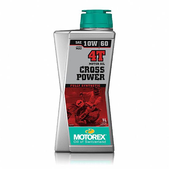 ΛΑΔΙ ΚΙΝΗΤΗΡΑ ΜΟΤΟΣΥΚΛΕΤΑΣ ΣΥΝΘΕΤΙΚΟ MOTOREX CROSS-POWER 10W-60 MA2 RACING OFF-ROAD