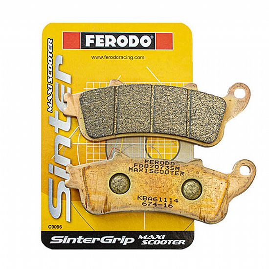 ΕΜΠΡΟΣ ΤΑΚΑΚΙΑ FERODO SINTER GRIP SCOOTER ΓΙΑ HONDA SILVERWING 400/600 FDB2073SM