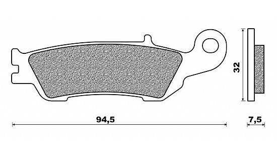 ΣΕΤ ΤΑΚΑΚΙΑ ΕΜΠΡΟΣ ΜΕΤΑΛΛΙΚΑ NEWFREN FD411S2 ΓΙΑYAMAHA YZ 125 (08-11)