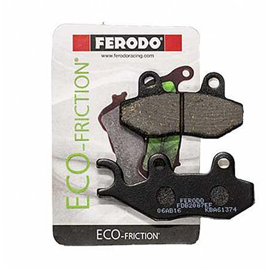 ΠΙΣΩ ΤΑΚΑΚΙΑ FERODO ECO FRICTION ΓΙΑ KYMCO AGILITY 150 FDB2087EF